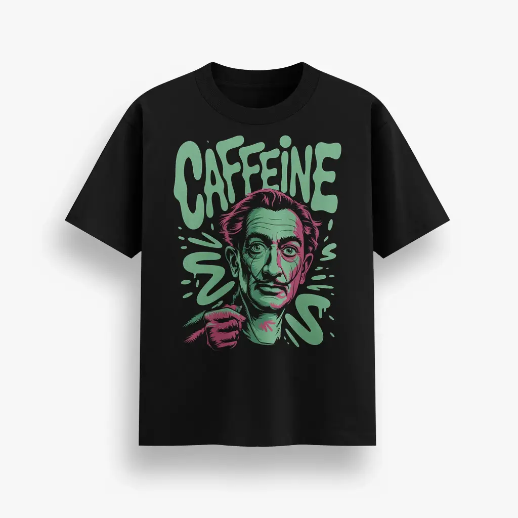 Caffeine Chaos Artistic Tshirt (S)
