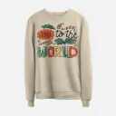 Joy to the World Festive Christmas Sweatshirt