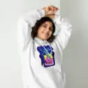 Color Muse Abstract Face Art Premium Hoodie