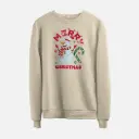 Cheerful Holiday Christmas Snowman Sweatshirt