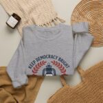 Keep Democracy Bright Crewneck, civic courage sweatshirt, participation apparel - Image 16